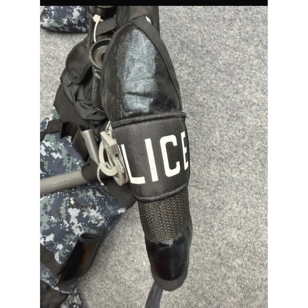 Teetot Kids SWAT Police Officer Costume Digital Camo Tactical Vest Set Size 5-6